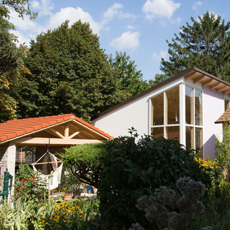 Wintergarten und Carport